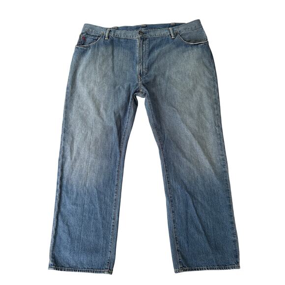 Polo Ralph Lauren Jeans Mens Size 46Bx32 Blue 867 Classic Straight Casual Preppy - Picture 1 of 13